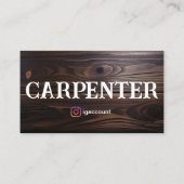 木工専門家プロフェッショナル大工 名刺 (裏面)