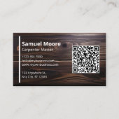 木工専門家プロフェッショナル大工 名刺 (正面)