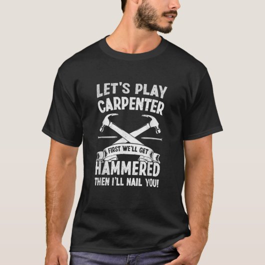 木工小工工遊工木彫り職人 Tシャツ (正面)