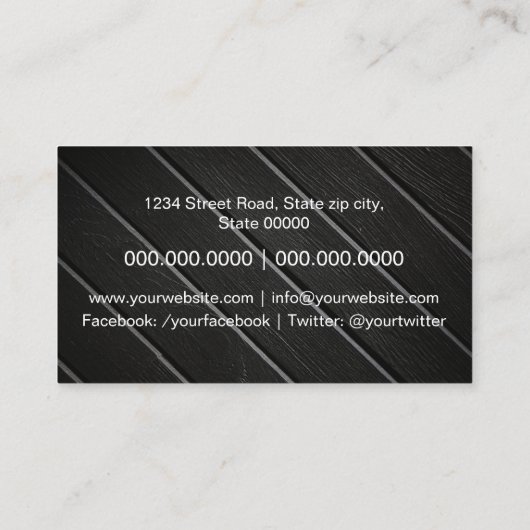 木工展示室名刺 名刺 (裏面)