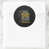 木工工おもしろい木工で木を物にする ラウンドシール (バッグ)