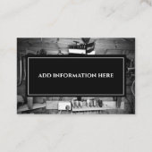 木工工具大工ハンドマン工事業 名刺 (裏面)