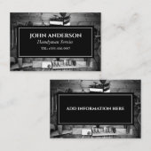 木工工具大工ハンドマン工事業 名刺 (正面/裏面)