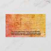 木工工工工工工事業と建築事業 名刺 (裏面)