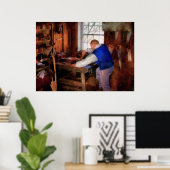 木工師 – 大工の棟梁 ポスター (ホームオフィス)