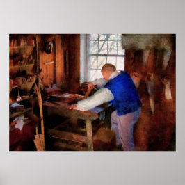 木工師 – 大工の棟梁 ポスター