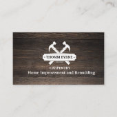 木工師/大工ツールのホーム改善 名刺 (正面)
