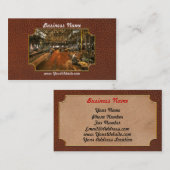 木工師 – Board Stoff 1905 名刺 (正面/裏面)