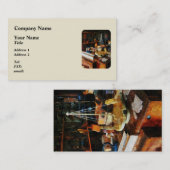 木工店で売る木のおもちゃ 名刺 (正面/裏面)