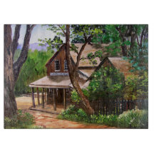 木工店ガラスの切断板