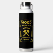 木工式継手具及び大工 ウォーターボトル (背面)