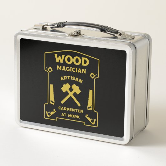 木工式継手具及び大工 メタルランチボックス (正面)