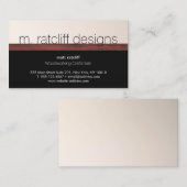 木工木工モダン大工 名刺 (正面/裏面)