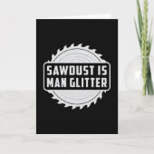 木工木工大工の木工用ギフトアイディア カード (正面)