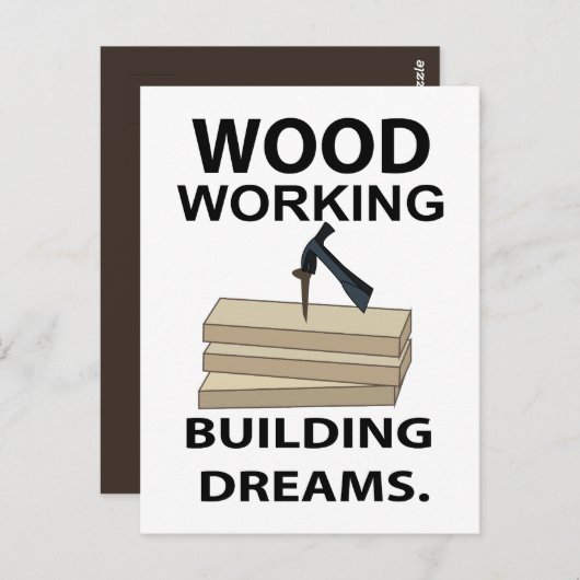 木工木工工木工工工工工作業 ポストカード (正面/裏面)