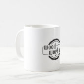 木工木工木工商おもしろい品 コーヒーマグカップ (正面左)