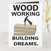 木工木工木工工木工工業 カード (黄色い花)