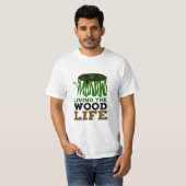 木工木工生活の木工木工工法工 Tシャツ (正面フル)