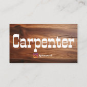 木工木工職人の手材 名刺 (裏面)