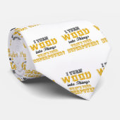 木工業のWoodworkerのおもしろいなギフト私は木を回します ネクタイ (ロール)