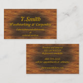 木工業 名刺 (正面/裏面)