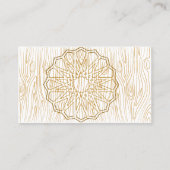 木工用アーティザン名刺デザイン 名刺 (裏面)