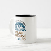 木工用グランドパ実在スグランパスがくずを作る ツートーンマグカップ (正面左)