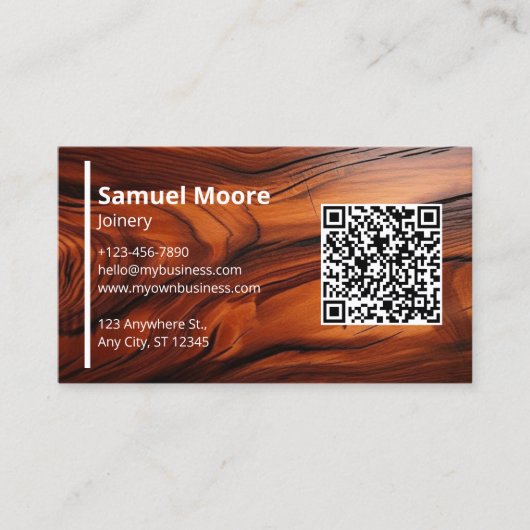 木工用ココボロ 名刺 (正面)