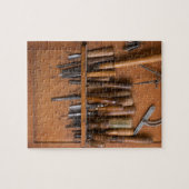 木工用ジグソーパズルIWodworkingツールシェルフ ジグソーパズル (横)