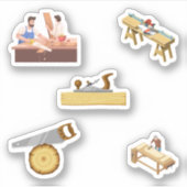 木工用ステッカー シール (正面)