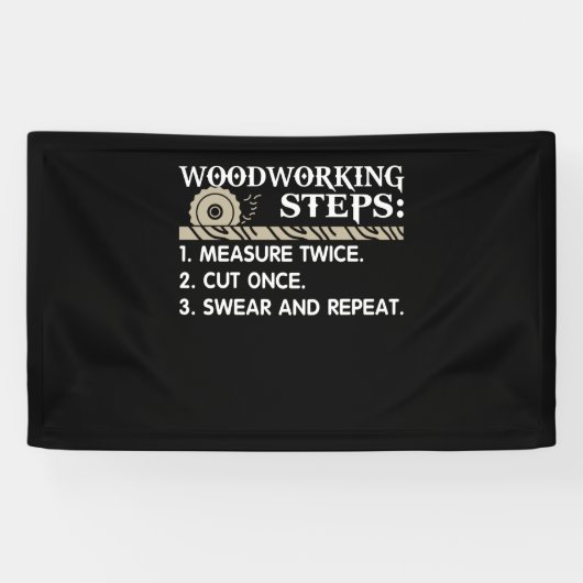 木工用ステップ 横断幕 (横)