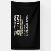 木工用ステップ 横断幕 (縦)