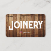 木工用テンプレートデザイン 製材業者 名刺 (裏面)