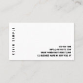 木工用モダンデジタルウッドランド迷彩柄グラフィック 名刺 (裏面)