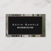 木工用モダンデジタルウッドランド迷彩柄グラフィック 名刺 (正面)