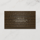 木工用床/DIY背景色 名刺 (裏面)