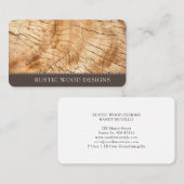木工用木材名刺 名刺 (正面/裏面)