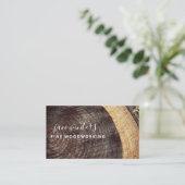 木工素朴師 名刺 (スタンド正面)