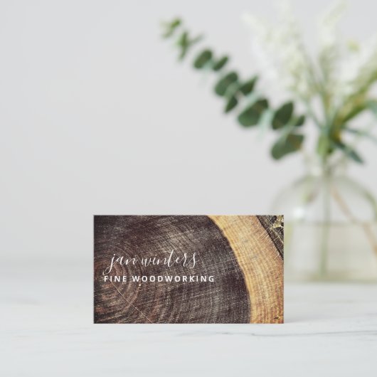 木工素朴師 名刺 (スタンド正面)