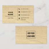 木工素朴建築大工 名刺 (正面/裏面)