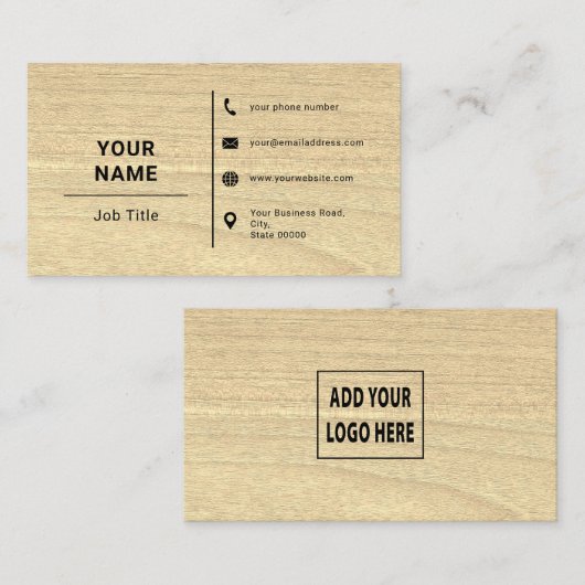 木工素朴建築大工 名刺 (正面/裏面)