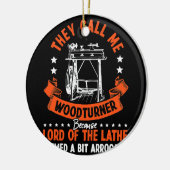 木工職人は私を木工職人の主レイズと呼ぶ セラミックオーナメント (左)