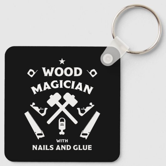 木工職人 キーホルダー (裏面)