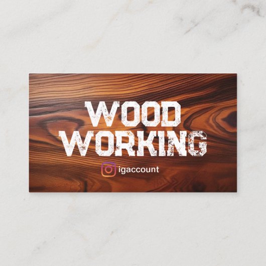 木工職人 名刺 (裏面)