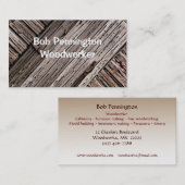 木工職人 名刺 (正面/裏面)
