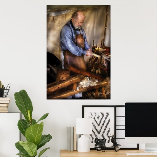 木工職人 – 大工 ポスター (ホームオフィス)
