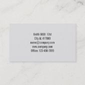 木工道具職人の大工 名刺 (裏面)