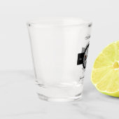 木工鋸刃飛行機飲み物用品 ショットグラス (左)