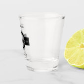 木工鋸刃飛行機飲み物用品 ショットグラス (右)