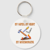 木工 キーホルダー (正面)